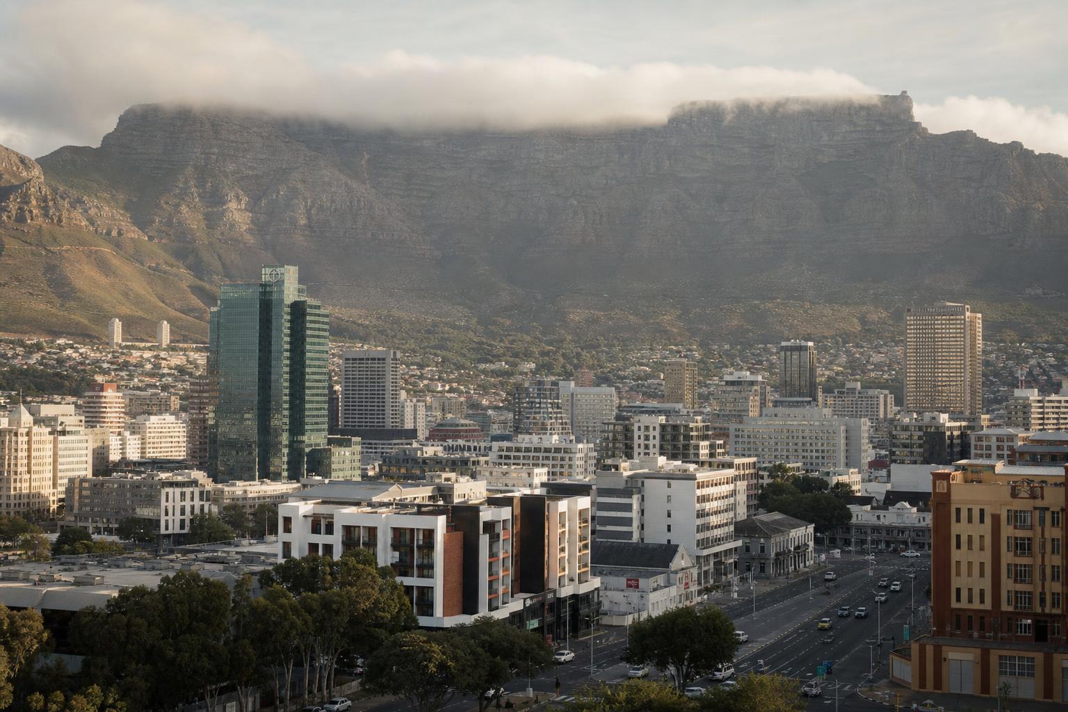 Cape Town at golden hour